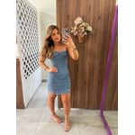 Vestido Jeans Tomara Que Caia Brilhos