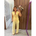 Conjunto Alfaiataria Amarelo Candy Antonela 