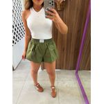 Short Fasion Comfort Com Bolsos Verde Colcci Sport