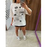 Camiseta Feminina Estampada Off White 1986 Colcci 