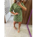Vestido Estampado Reto Colcci 