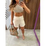Short Em Linho Bege Colcci 