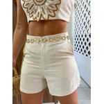 Short Em Linho Bege Colcci 