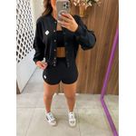 Jaqueta Feminina Comfort College Preta Colcci Sport