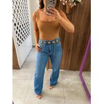 Calça Jeans Reta Cintura Alta Lez a Lez 