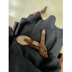 Cinto Cléo Camurça Marrom 