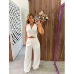Conjunto Alfaiataria Branco Maia 