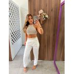 Calça Alfaiataria Branca Samira 
