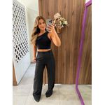 Calça Wide Leg Alfaiataria Preta 