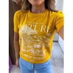Camiseta Closer To Nature Amarela Colcci 
