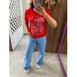 Camiseta Closer To Nature Vermelha Colcci