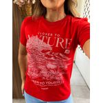 Camiseta Closer To Nature Vermelha Colcci