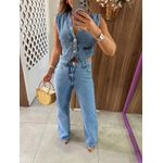 Colete Jeans Médio Zoe