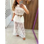 Camiseta Off White Estampada Colcci 