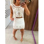Conjunto Branco Bordado Ana