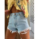 Short Jeans Curva Claro Farm