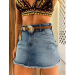 Saia Jeans Curta Barra a Fio Colcci