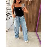 Regata Slim Canelada Basic Preta Colcci Sport