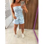 Blusa Jeans Claro Ombro a Ombro Solea Alcance
