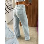 Calça Wide Leg Jeans Claro Nxo 