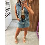 Colete Jeans Mandolin Dirty Wash Alcance