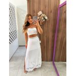Conjunto Branco Longo Poliana