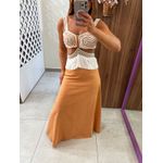 Vestido Longo Camel Maju 