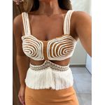 Vestido Longo Camel Maju 