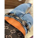 Cinto Couro Preto Fivela Dupla 