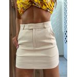 Saia Alfaiataria Bege Clara 