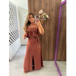 Conjunto Marrom Estela