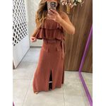 Conjunto Marrom Estela