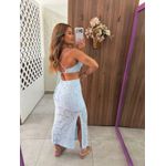 Vestido Midi Aurora Azul