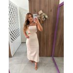 Vestido Midi Linho Bege Maisa