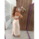 Vestido Midi Linho Bege Maisa