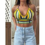 Top Listrado Colors Verde