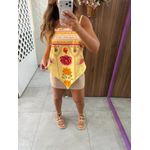 Blusa Estampada Amarela Yasmin 