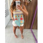 Blusa Estampada Azul Yasmin