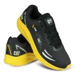 Tênis Masculino Cat 320D - Preto/Amarelo