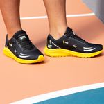 Tênis Masculino Cat 320D - Preto/Amarelo