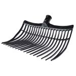 Garfo de Nylon para Limpar Baia de Cavalo com Cabo Telescopio - AM Ferramentas