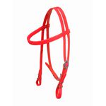 Cabeçada Testa Boots Horse Silicone - VERMELHO