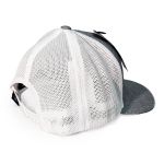 Boné Ariat - Cinza Branco-Logo Cinza e Preto