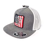 Boné Ariat - Cinza Branco Logo EUA
