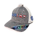 Boné Ariat - Mescla Cinza Branco Logo EUA
