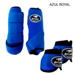 Kit Simples Boots Horse Boleteira Dianteira e Cloche - Azul Royal