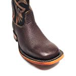 Bota Goyazes Masculina 243001-CBC CABECA BROWN COURO PIT STOP PRETO