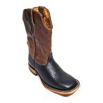 Bota Goyazes Masculina 243003-CBC CABECA PRETO COURO ATLANTA CARAMELO