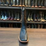 Bota Jácomo Feminina - 1122R AVESTRUZ CHEIO PRETO/FOS PRETO