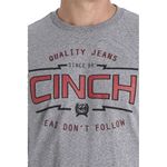 Camiseta Masculina CINCH Cinza - HGY